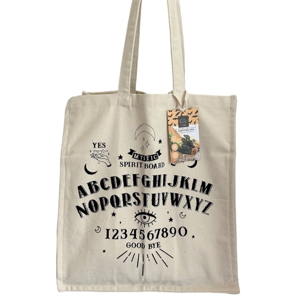 Halloween Heavy Duty XL Canvas Shopping Tote Bag - Picture 3 of 7